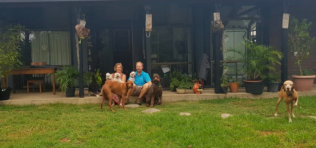 Ros, Mike and their Fur Babies